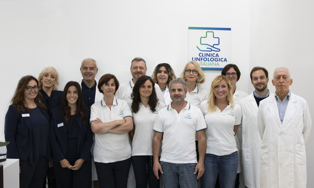 Il team di Clinica Linfologica Italiana di Padova